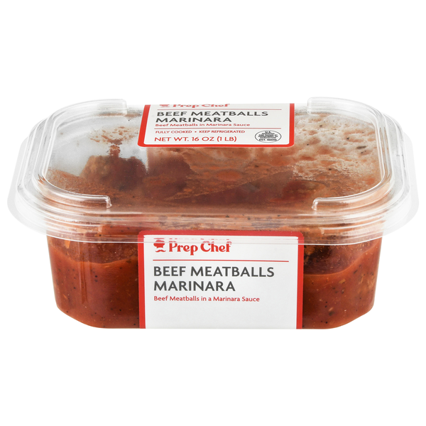Prep Chef Beef Meatballs Marinara Fresh