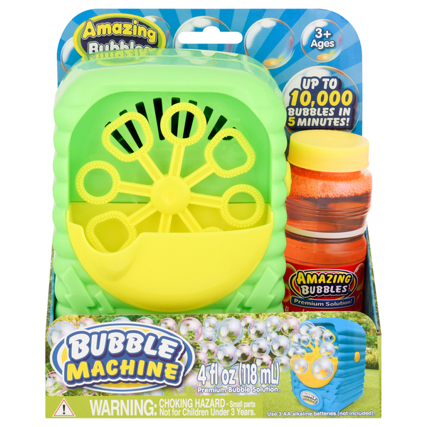 Amazing Bubbles Premium Bubble Machine Ages