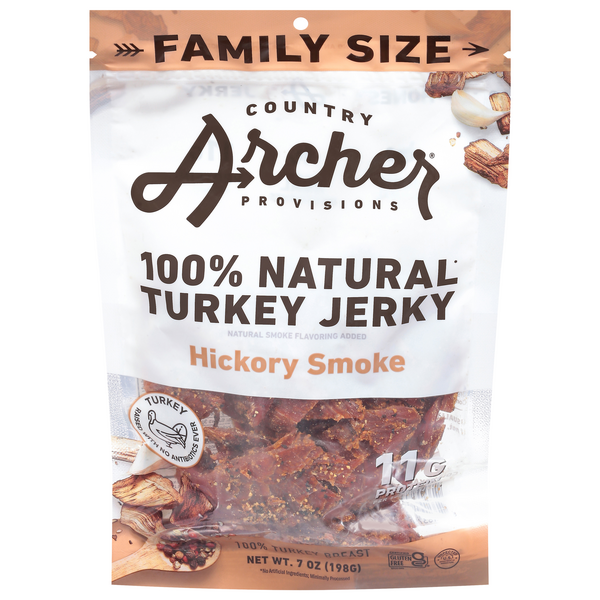 Save on Country Archer 100 Natural Turkey Jerky Hickory Smoke Order