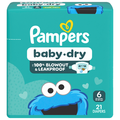Pampers Baby-Dry Size 6 Baby Diapers 23-44 lb