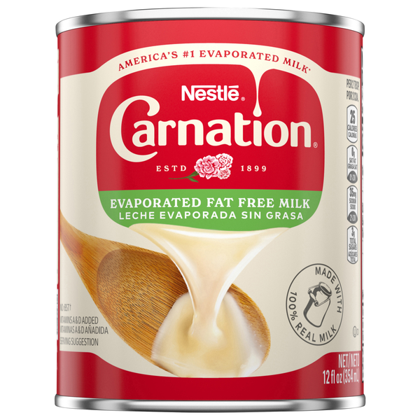 Carnation Fat Free Vitamins A & D Added Evaporated Milk