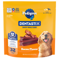PEDIGREE DENTASTIX Bacon Flavor Treats for Large Dogs - 32 ct