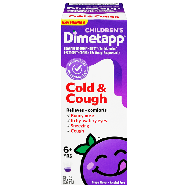 Dimetapp Children's Grape Flavor Cold & Cough Liquid