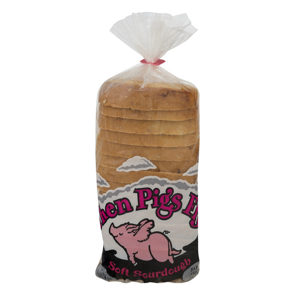 When Pigs Fly Natural Soft Sourdough Sliced Bread Loaf