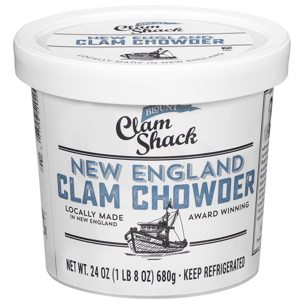 Blount Clam Shack New England Clam Chowder Soup Refrigerated