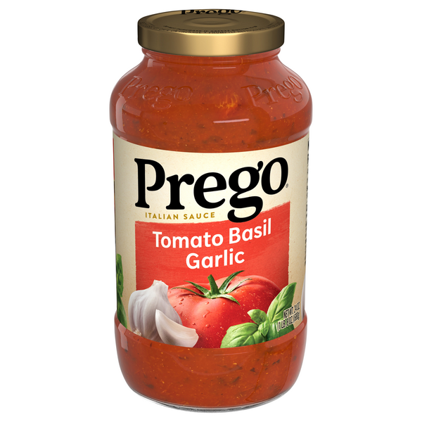 Prego Tomato Basil Garlic Italian Pasta Sauce