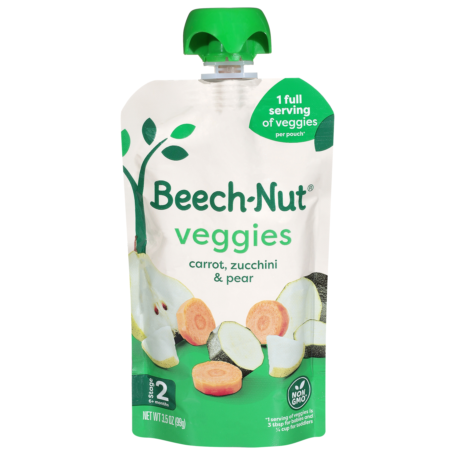 Beech-Nut Beech-Nut Veggies Stage 2 Baby Food Carrot Zucchini & Pear