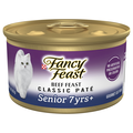 Fancy Feast Senior 7 yrs+ Classic Pate Beef Feast Wet Cat Food