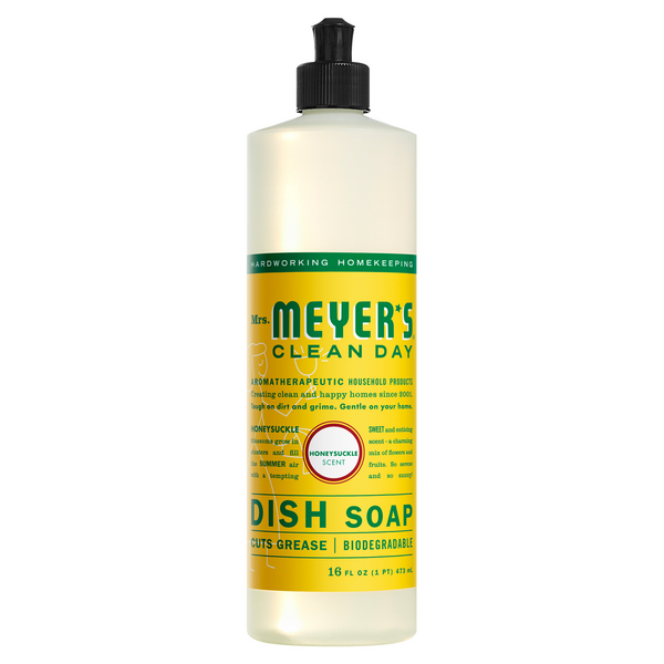 Mrs. Meyer's Clean Day Honeysuckle Scent Liquid Dish Soap