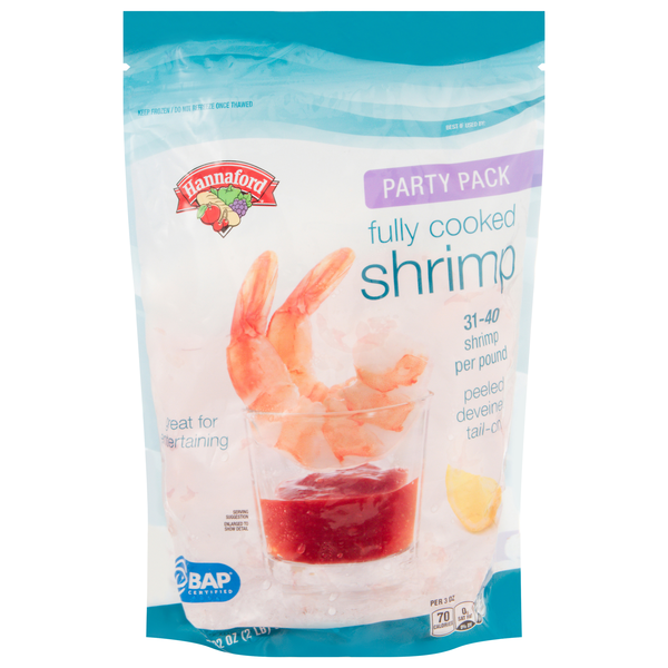 Hannaford Fully Cooked Shrimp Party Pack Frozen