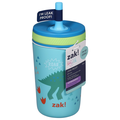 Zak! Everyday Smiles Leak-Proof Antimicrobial Straw Tumbler Dino 12 oz