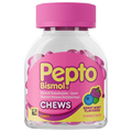 Pepto Bismol Chews Digestive Relief Berry Mint Flavor Chewable Tablets