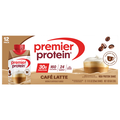 Premier Protein Cafe Latte High 30g Protein Shakes - 12 pk