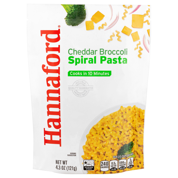 Hannaford Cheddar Broccoli Spiral Pasta