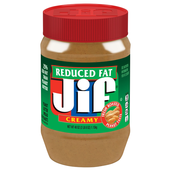 Jif Reduced Fat Creamy Peanut Butter