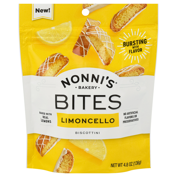 Nonni's Biscottini Limoncello Bites