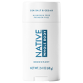 Native Sensitive Aluminum Free Sea Salt & Cedar Whole Body Deodorant Stick