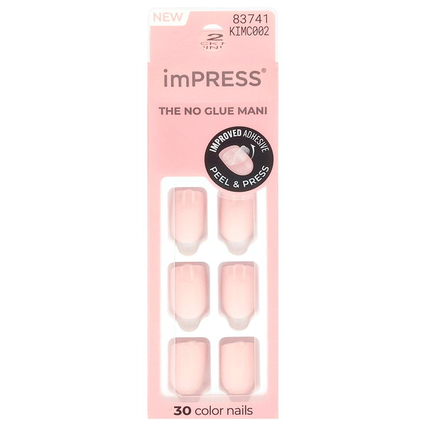 imPRESS No Glue Mani Press On Nails Pick Me Pink Short