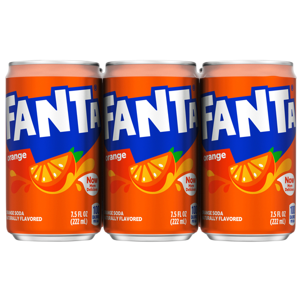 Fanta Orange Soda - 6 pk