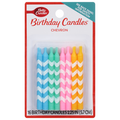 Betty Crocker Chevron Birthday Candles