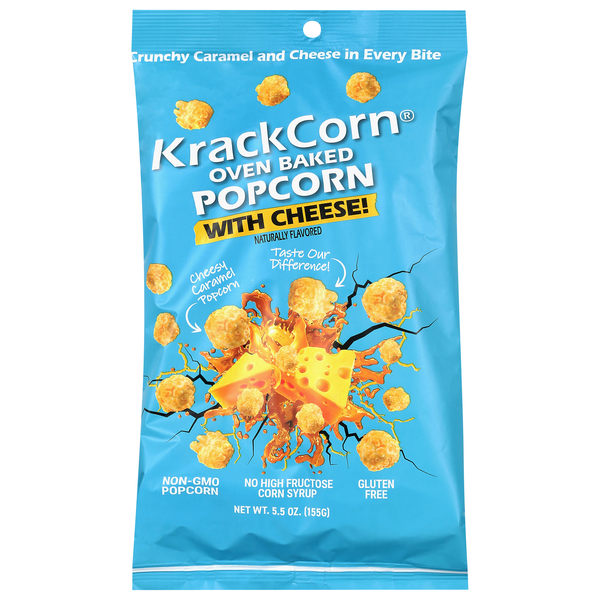 KrackCorn Crunchy & Cheesy Baked Caramel Popcorn