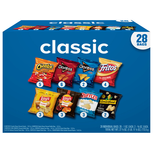 Frito-Lay Classic Mix Variety Packs Party Size - 28 ct