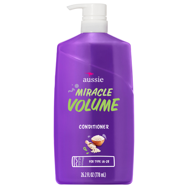 Aussie Miracle Volume Conditioner with Plum & Bamboo Paraben Free