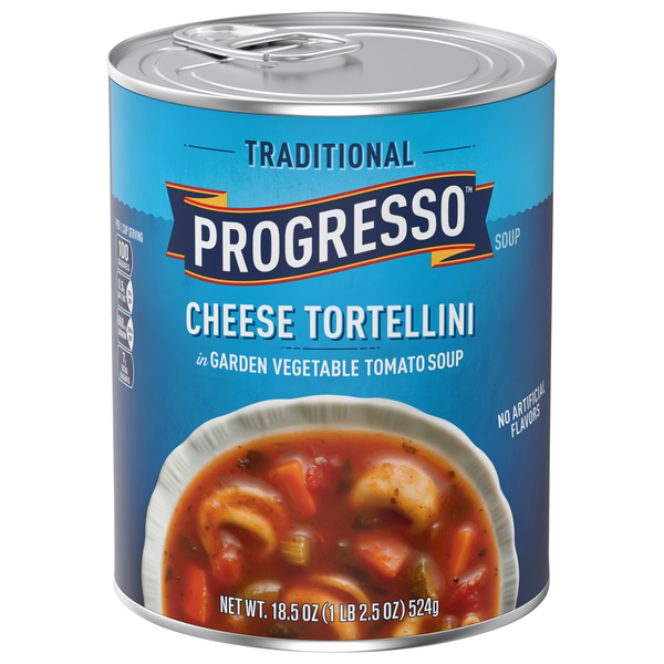 Progresso Traditional Cheese Tortellini Garden Vegetable Tomato Soup