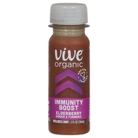 Vive Organic Elderberry Ginger Turmeric Immunity Boost Wellness Shot