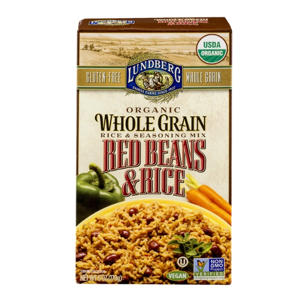 Save on Lundberg Whole Grain Rice & Seasoning Mix Red Beans & Rice