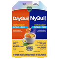 Vicks DayQuil & NyQuil Hot Remedy Cold & Flu Powder Mix Packets