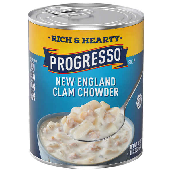 Progresso Rich & Hearty Gluten Free New England Clam Chowder Soup