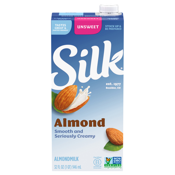 Silk Unsweet Almondmilk Shelf Stable