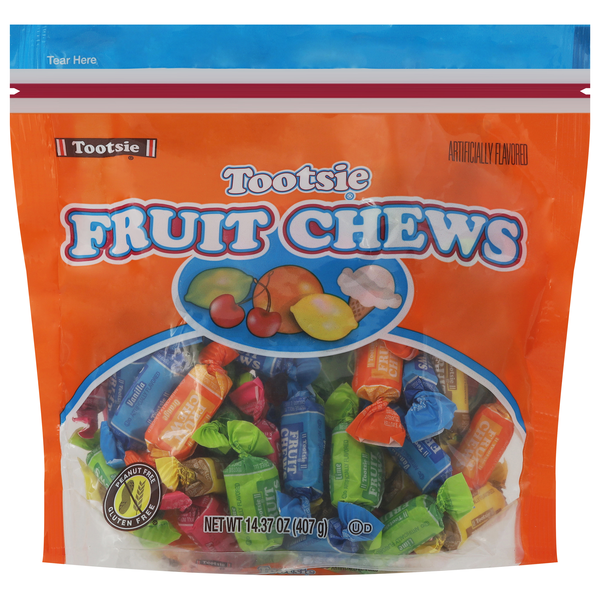 Tootsie Fruit Chews Assorted Fruit Rolls Candy