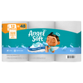 Angel Soft Mega Roll 2-Ply Toilet Paper Fresh Linen Scented Tube - 12 ct