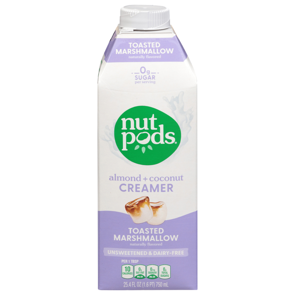 nutpods Dairy Free Unsweetened Toasted Marshmallow Almond+Coconut Creamer