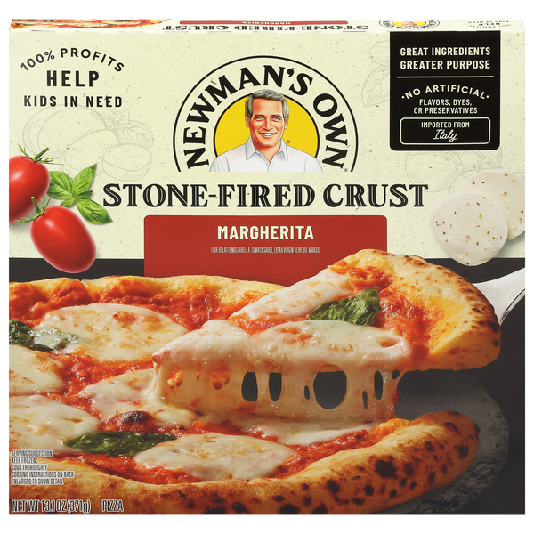 Newman's Own Stone-Fired Crust Margherita Pizza Frozen