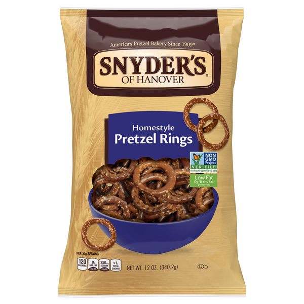 Snyder's of Hanover Low Fat Homestyle Pretzel Rings