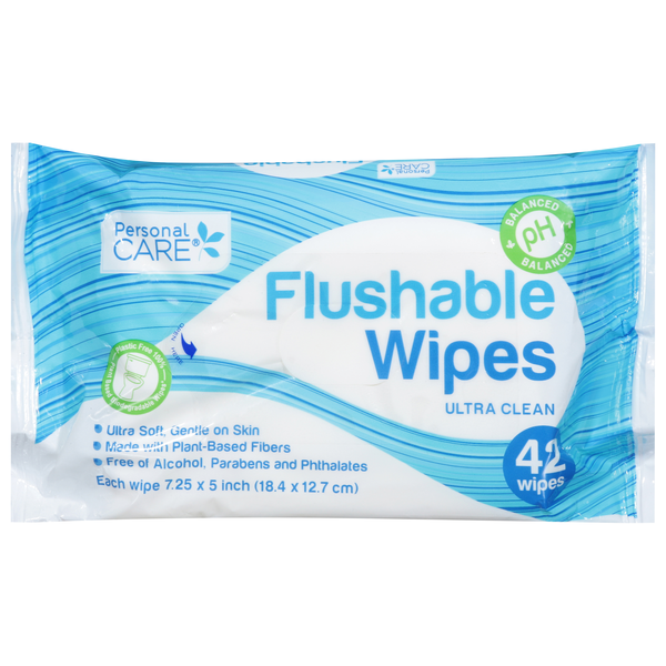 Personal Care Ultra Clean Flushable Wipes