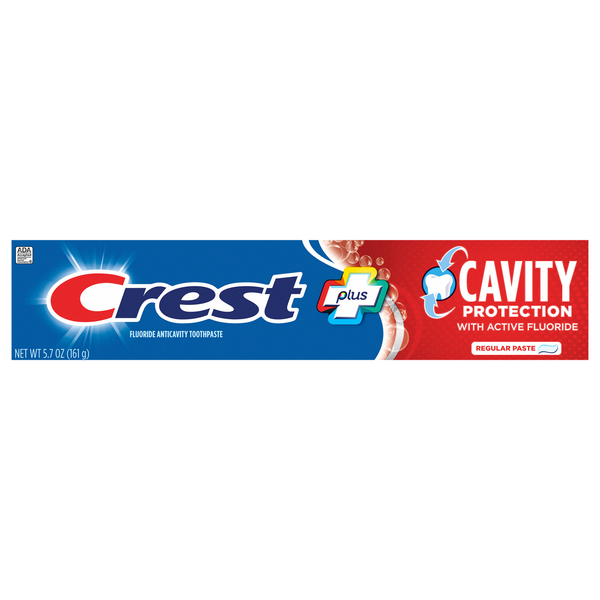 Crest Plus Cavity Protection Regular Toothpaste