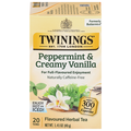 Twinings Caffeine Free Peppermint & Creamy Vanilla Herbal Tea Bags