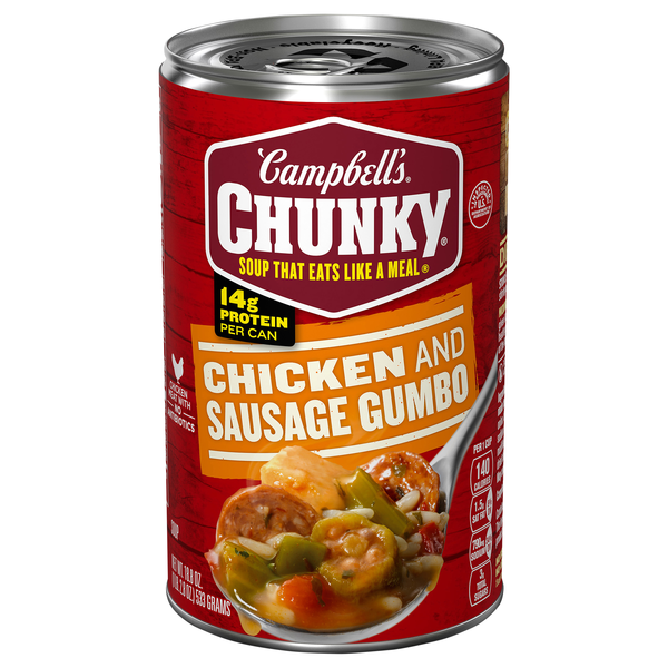 Campbell's Chunky Chicken & Sausage Gumbo Soup