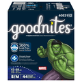 GoodNites Boys S/M Nighttime Underwear 43-68 lb