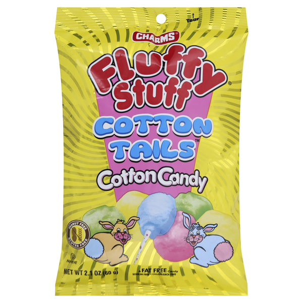 Charms Fluffy Stuff Cotton Tails Cotton Candy