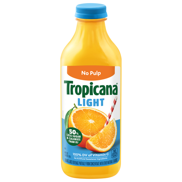 Tropicana Light No Pulp 100% Orange Juice