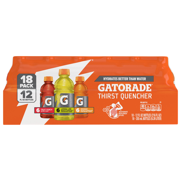 Gatorade Thirst Quencher Variety Pack Sports Drink - 18 pk