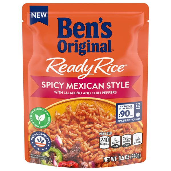 Ben's Original 90 Second Microwave Ready Rice Spicy Mexican Style