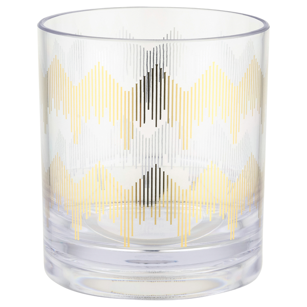 Smart Living Tumbler Cup Gold Chevron
