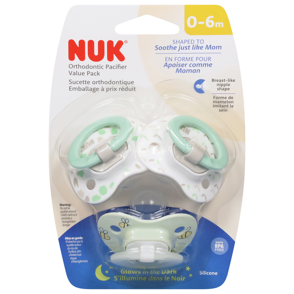 NUK Orthodontic Pacifiers 0-6m