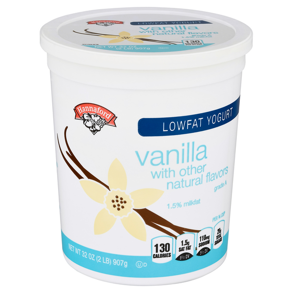 Hannaford Low Fat Vanilla Yogurt